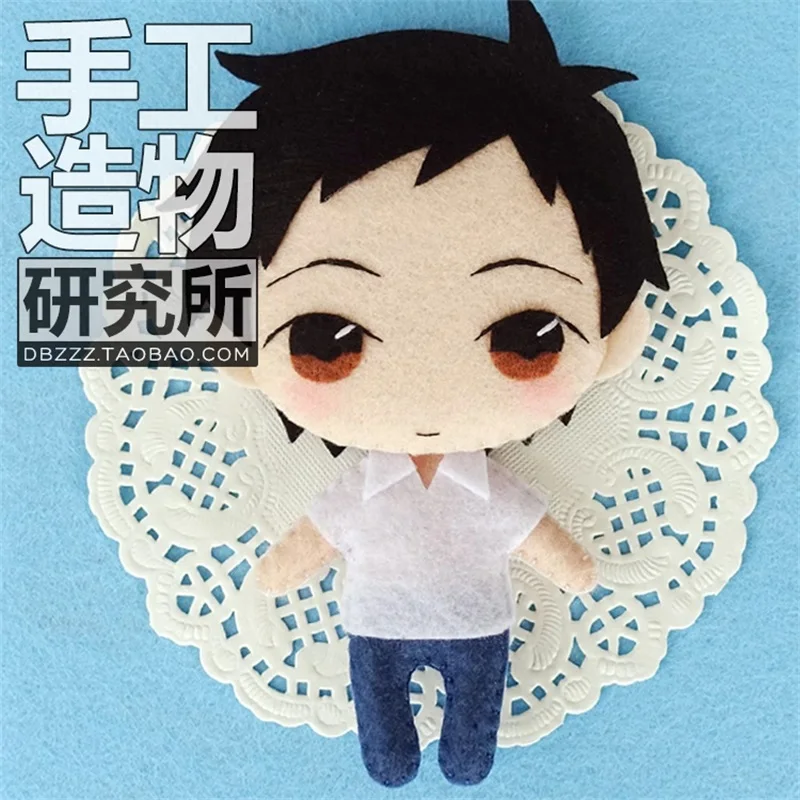 Anime Plagen Meester Takagi-San Nishikatakun Takagisan Diy Handgemaakte Hanger Materiaal Pakket Cosplay Cartoon Pluche Sleutelhanger Cadeau