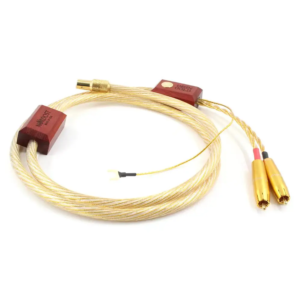 Imagem -04 - Nordost Ouro Língua Cabo Rca Cabo Masculino Phono Hifi Odin