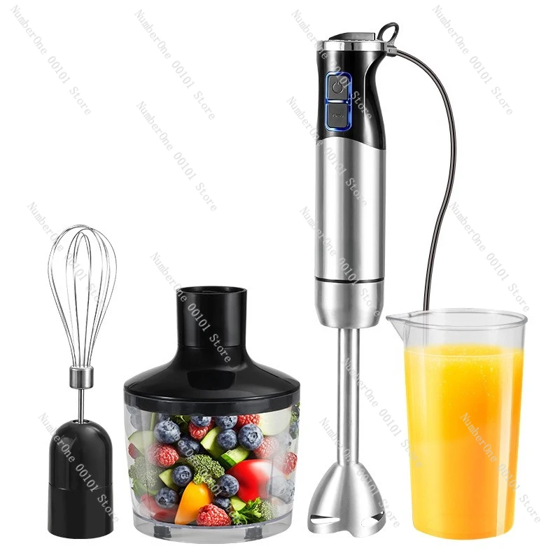 Household electric stirring stick juicer stainless steel cutter head multifunctional handheld cooking stick
