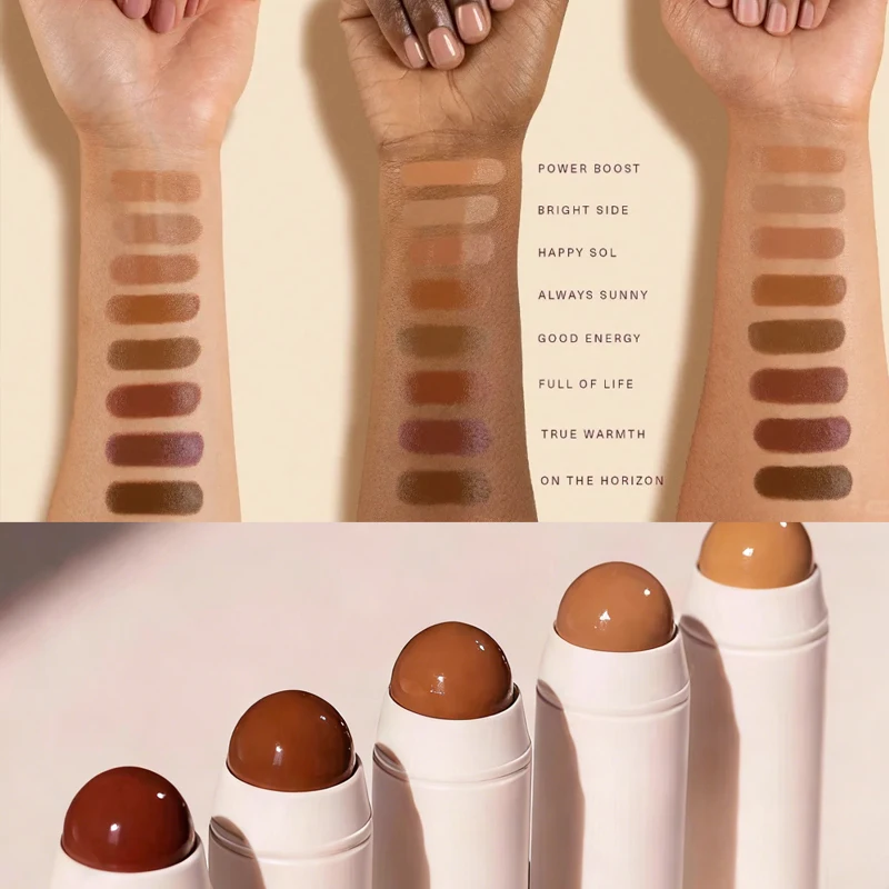 ZELDZAME SCHOONHEID Lvory Setting Powder Compact Waterdicht Zweetbestendig Natuurlijke make-up Lichtset Make-up Versier gezichtscontouren Stick