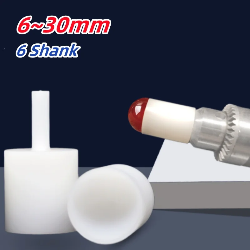 

6~30mm White Nylon Pit Bead Holder For Ball-Shaped Jade Amber Sandpaper Polishing