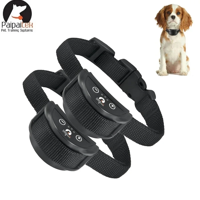 1/2Pcs Dog Auto Anti Bark Collar Pet No Bark Collar With 5 Sensitive Levels Waterproof Dog Shock Collar Effective Bark Stopper