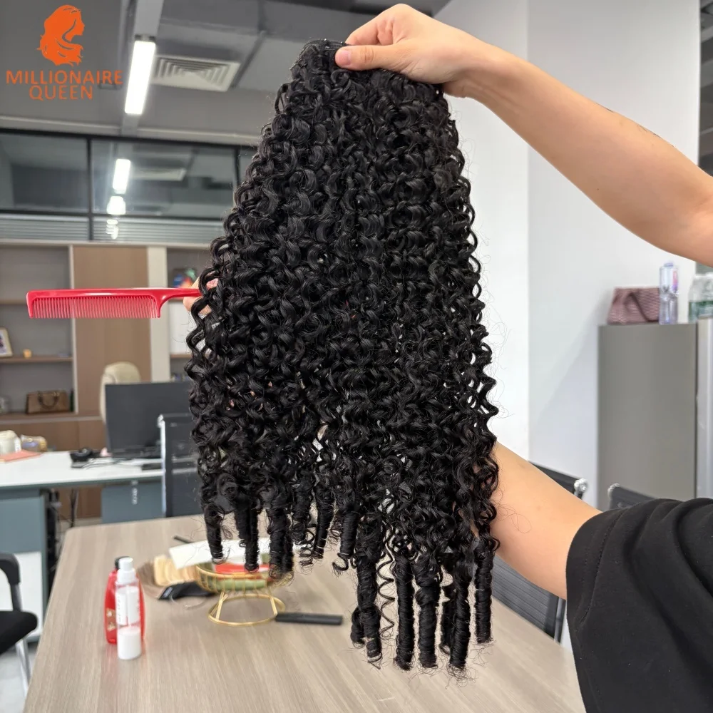 

Millionaire Queen 3C4A Burmese Curly Hair Bundles Virgin Weave Weaving Human Hair Burmese Vietnamese Raw Human Hair Extensions