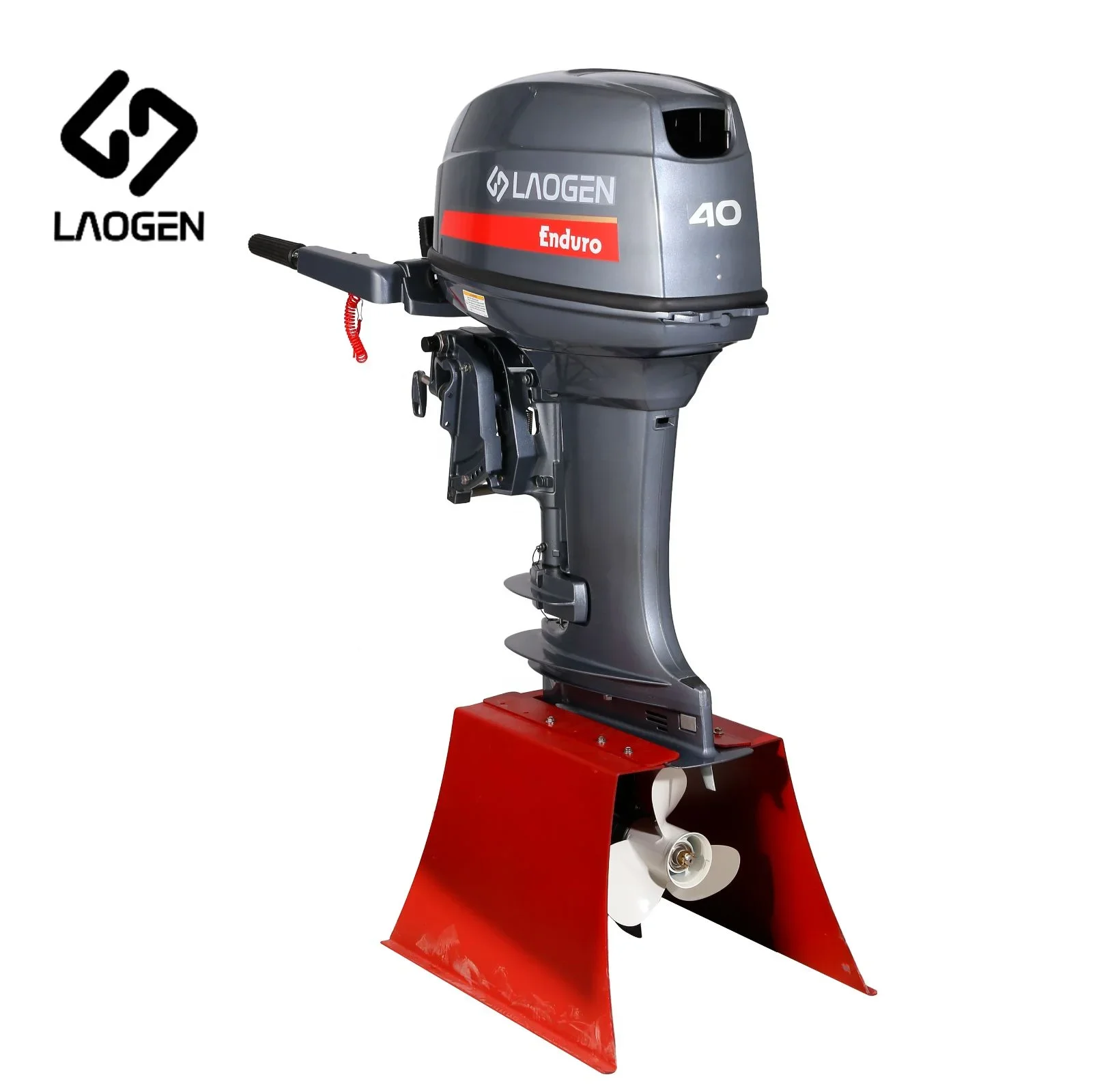 Laogen boat motor outboard Enduro-E40X 66T outboard motor 2 stroke 40hp long shaft out board boat motors