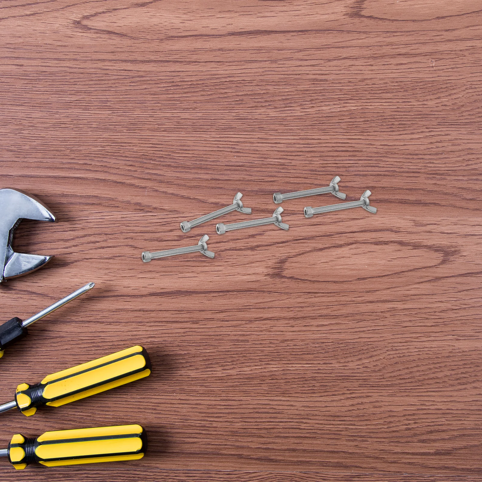 

10Pairs Stainless Steel Screw Nut Kit Durable Machine Accessory Home Decor Repair Tool Compact Portable Screw Nut Kit