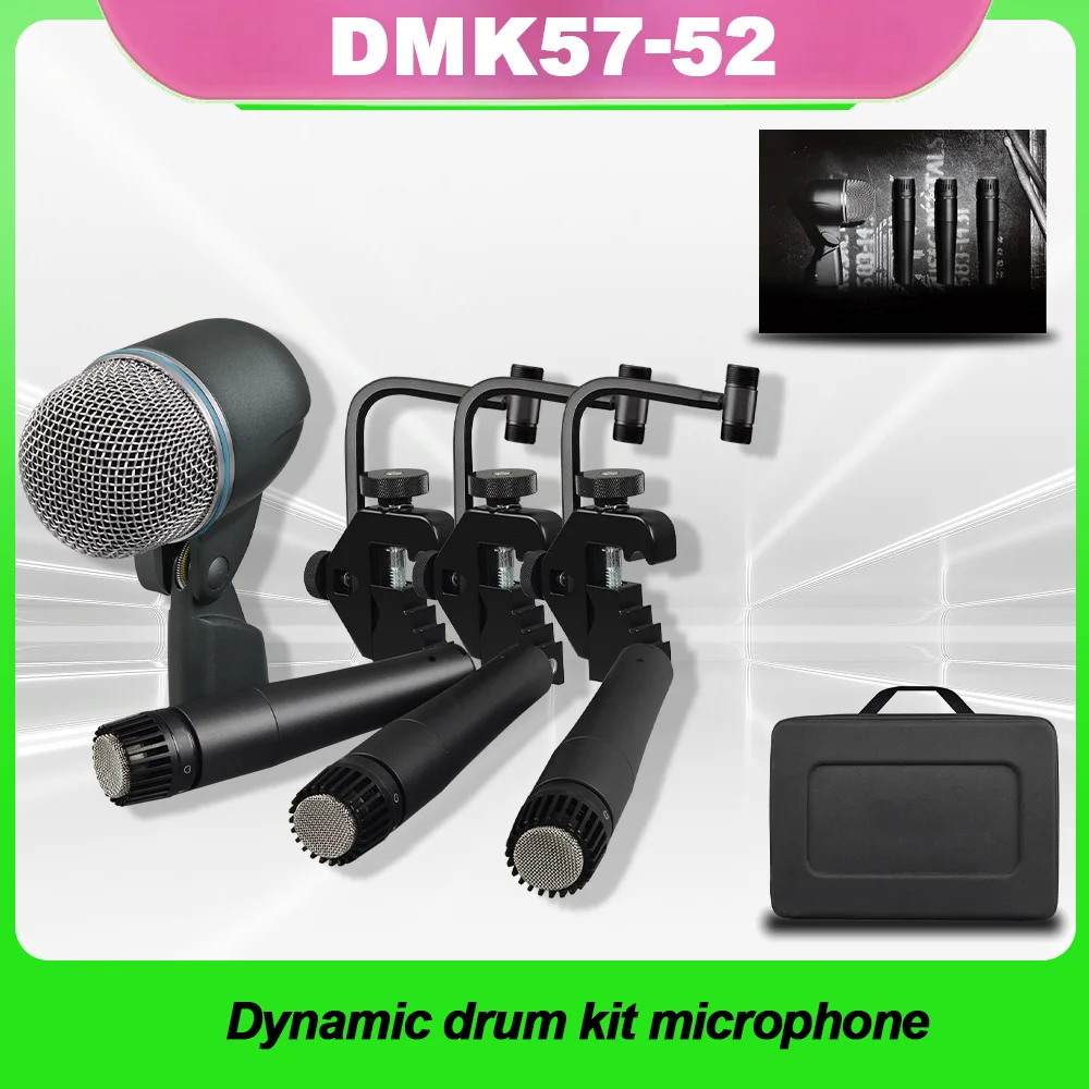 

DMK57-52 professional drum microphone with ultra-high configuration metal microphone SM57 with transformer microphone core t