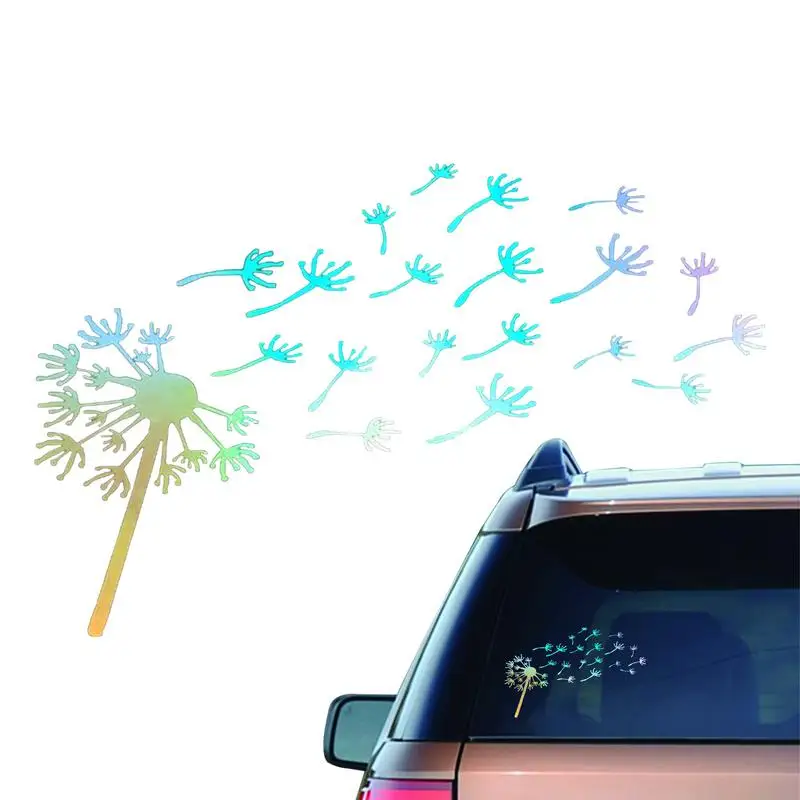 Flower Stickers For Car Cute Flower Stickers Automotive Window Cling Window Flower Decal Tear-Resistant And Lovely Car Luggage