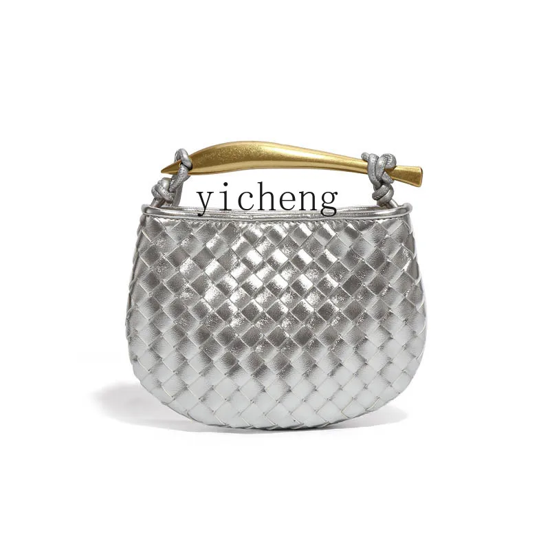 Yy Hand-Woven Bag Fashion Leisure Mini Hand Bag Trendy One-Shoulder Crossbody