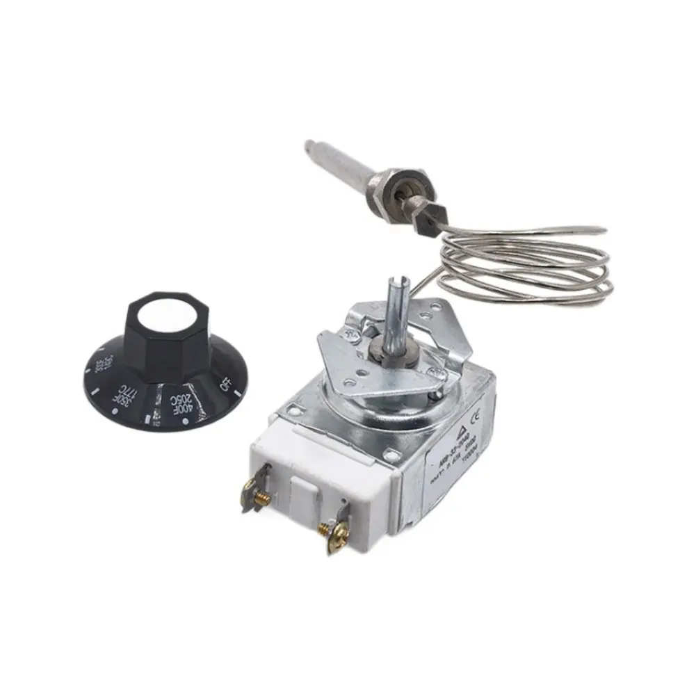 

1 шт., переключатель фритюрницы с высоким пределом, 3/8 дюйма, 1/4 дюйма, NPT, сменный термостат Millivolt для газовых фритюрниц, кухонный прибор