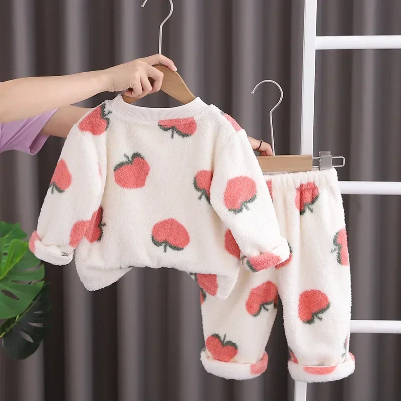 جديد الخريف الشتاء طفل الفتيات الملابس دعوى الأطفال طويلة الأكمام ملابس خاصة تي شيرت السراويل 2 قطعة/المجموعة طفل زي الاطفال رياضية #3
