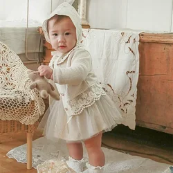 Spring Summer Baby Girl Casual Sunscreen Clothes Cardigan Jacket Versatile Lace Cardigan Baby Girls Summer Outwear 0-5Y