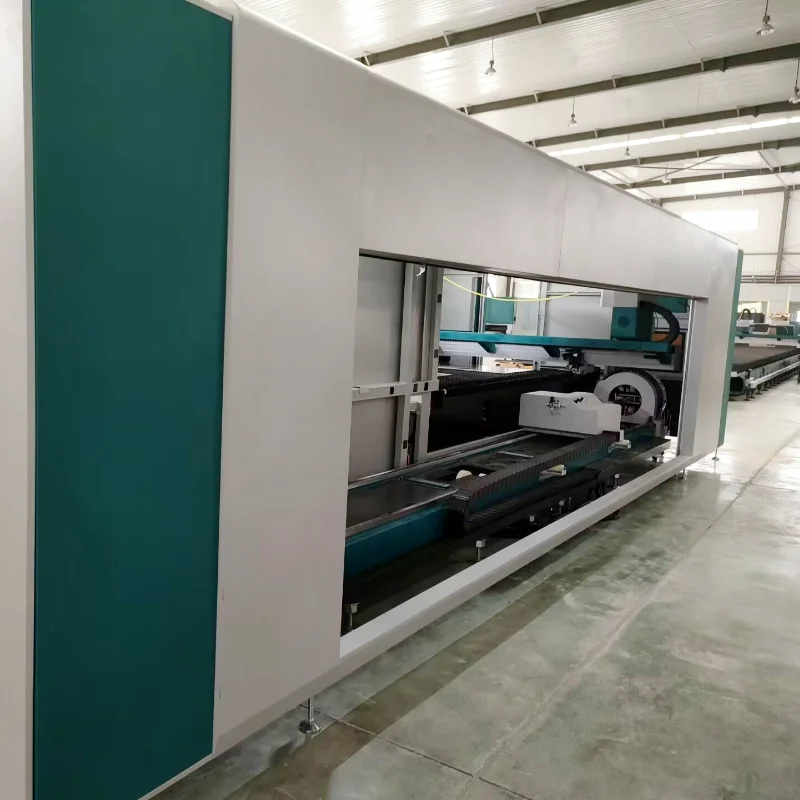2024 LXSHOW Laser 40GP 3000w 6000w 12000w Laser Cutting Machine Brake Press Machines Metal Processing Automatic For Good Sale