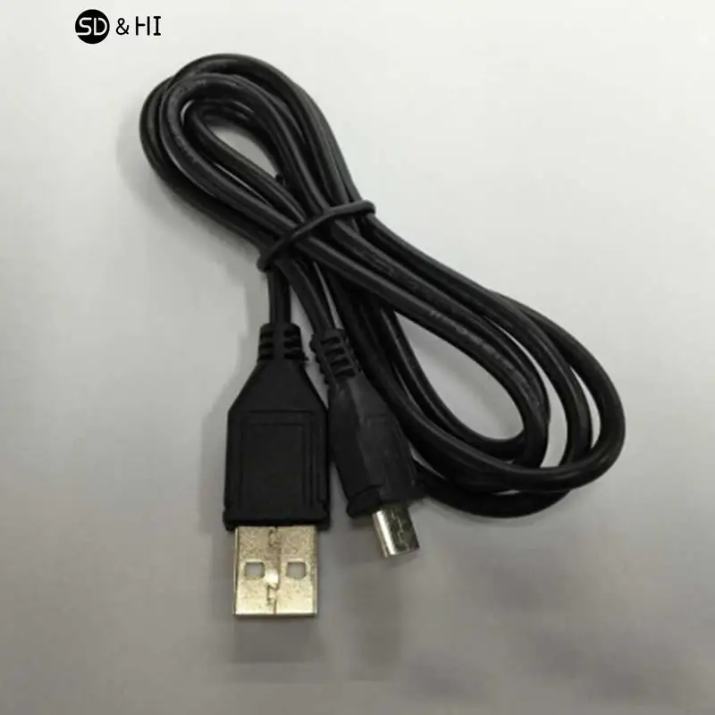 Cable de datos de carga micro usb negro para mando de ps4 playstation 4