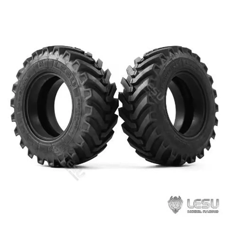 1/14 LESU Model Accessories Simulation Truck Tires High Quality Rubber Tyres Model For LESU Backhoe Model