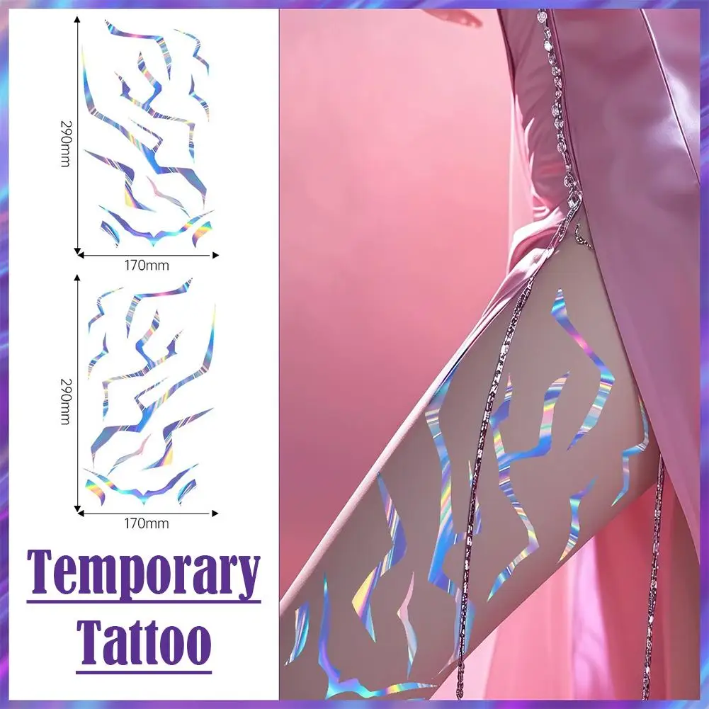 2026 Nowe tatuaże tymczasowe Kpop Demon Hunters Rumi Kang, naklejki tatuaże Rumi, tatuaże demonizujące na Halloween, prezenty i akcesoria na imprezy