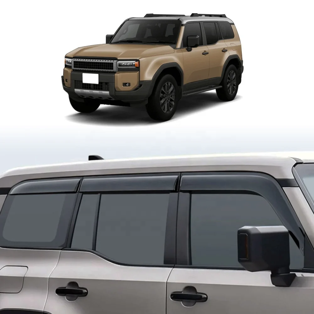 

Flying Wing High Quality WINDOW DEFLECTOR SUN VISOR RAIN GUARD For Prado LC250 2024+ Exterior Accessories