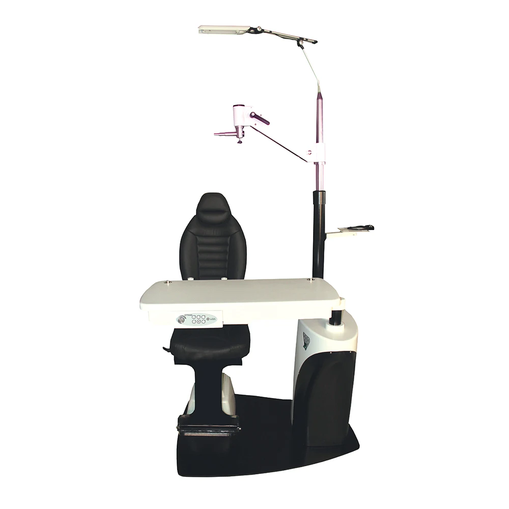 European Style Ergonomic Ophthalmic Chair and Stand Unit  CT-500 with Low-Noise Smooth Adjustment Ophthalmic Unit