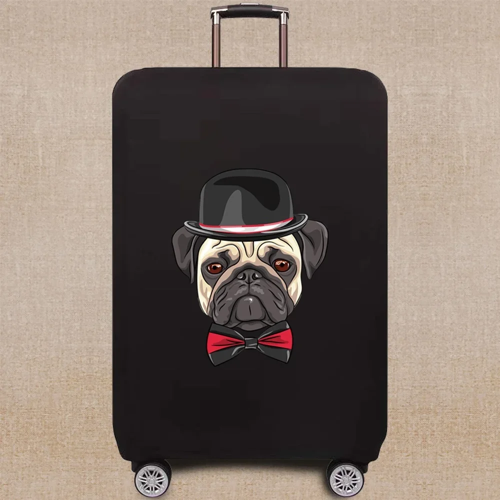 Suitcase Cover Luggage Case Suitcase Protective Cover Travel Cute Dog Pattern SeriesElastic Luggage Dust Cover 18-32 Suitcase