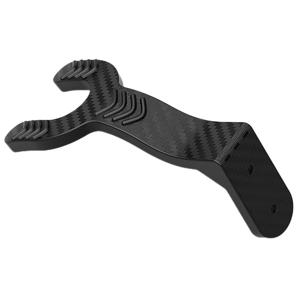 

Wall Mounted Rack Black Heavy Duty Abs Motorcycle Holder For Scooter Rugby Football Caps Storage Display