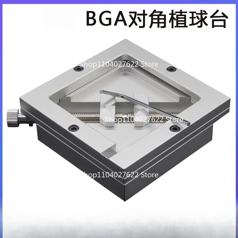 

ForBGA Diagonal Bead PlantingTable Mobile PhoneChip Tin Planting Tool 90 * 90 Ball Planting Table 80/90 Silver Tin Planting Rack