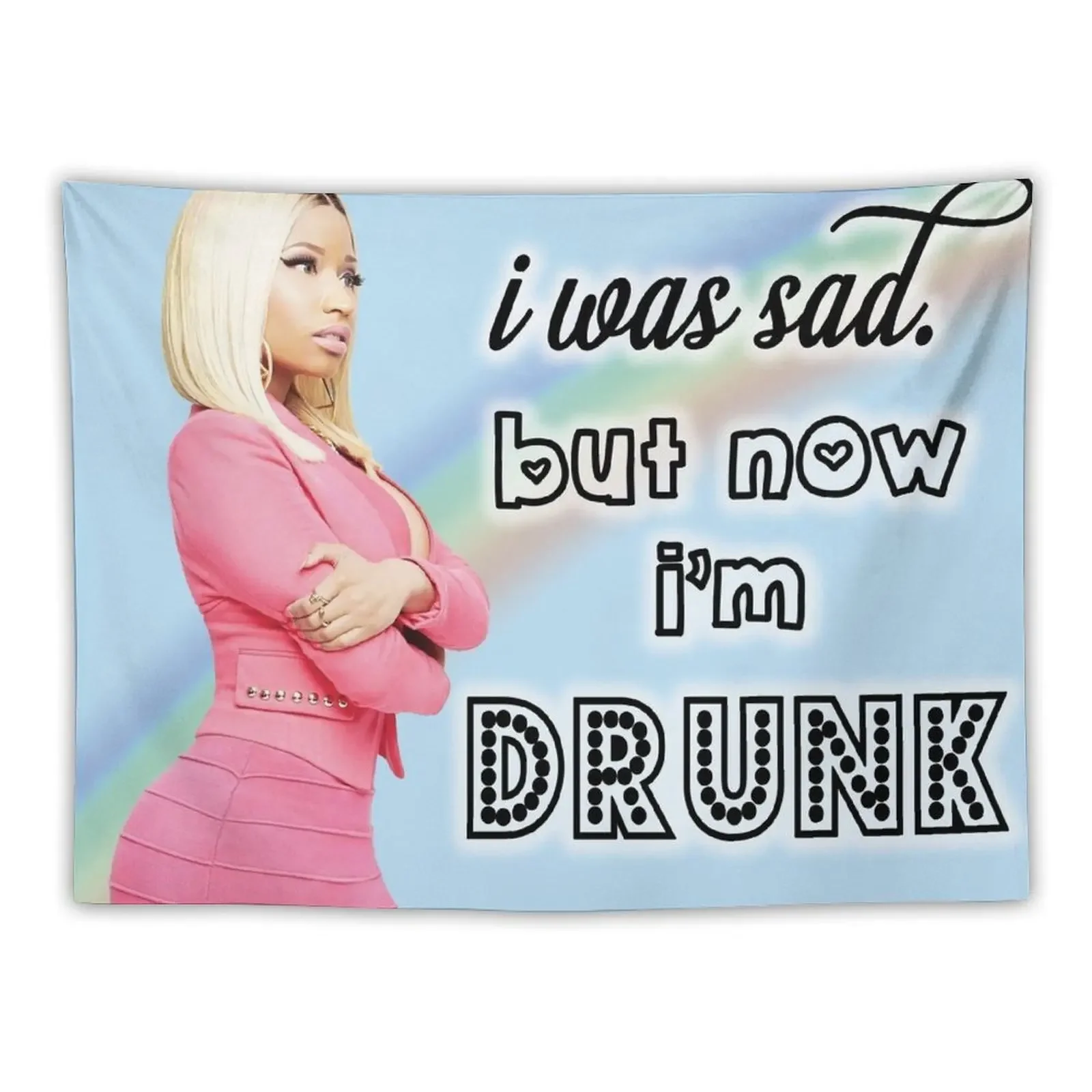 

College Nicki Vibes Tapestry Wall Hanging Wall Bedroom Deco Wall Hanging Tapestry