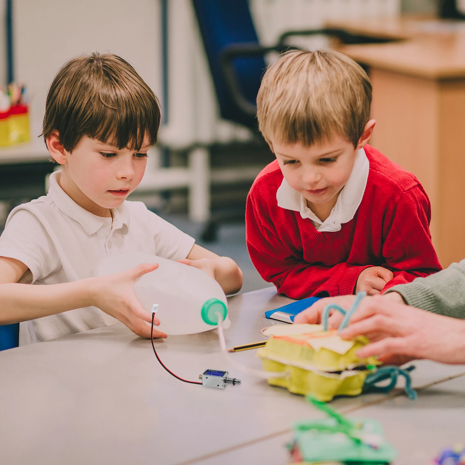 

Двухтактный электромагнит 12 В, высокопрочный электрический соленоид линейного движения для офисной техники, торгового оборудования