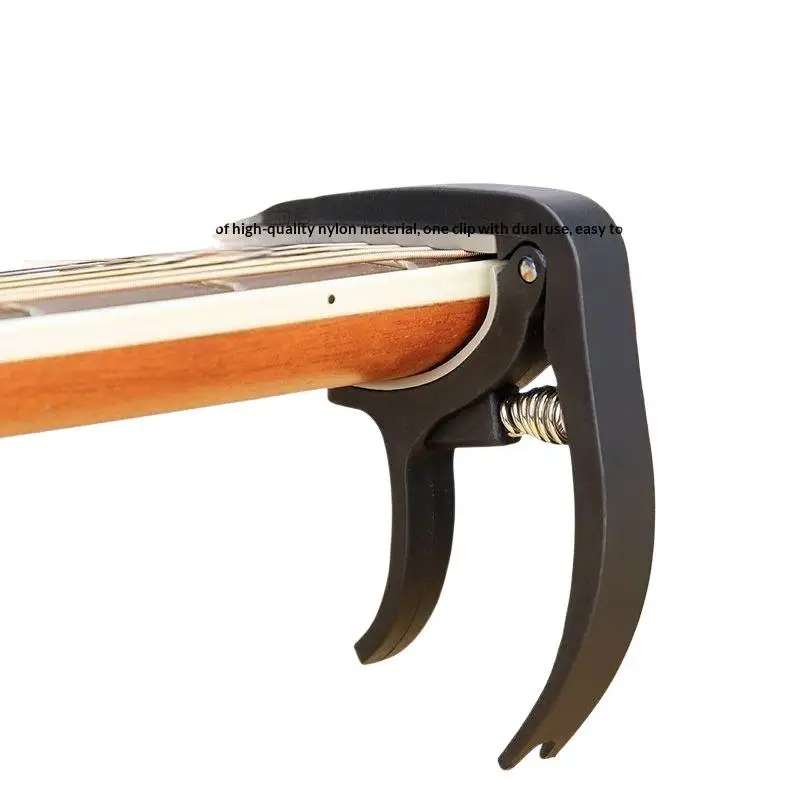 Gitarren-Capo Multifunktionale Tragbare Plastik-Stimmklemme für 6-Saiten-Gitarre, Ukulele, Mandoline, Musikzubehör – Detail 5