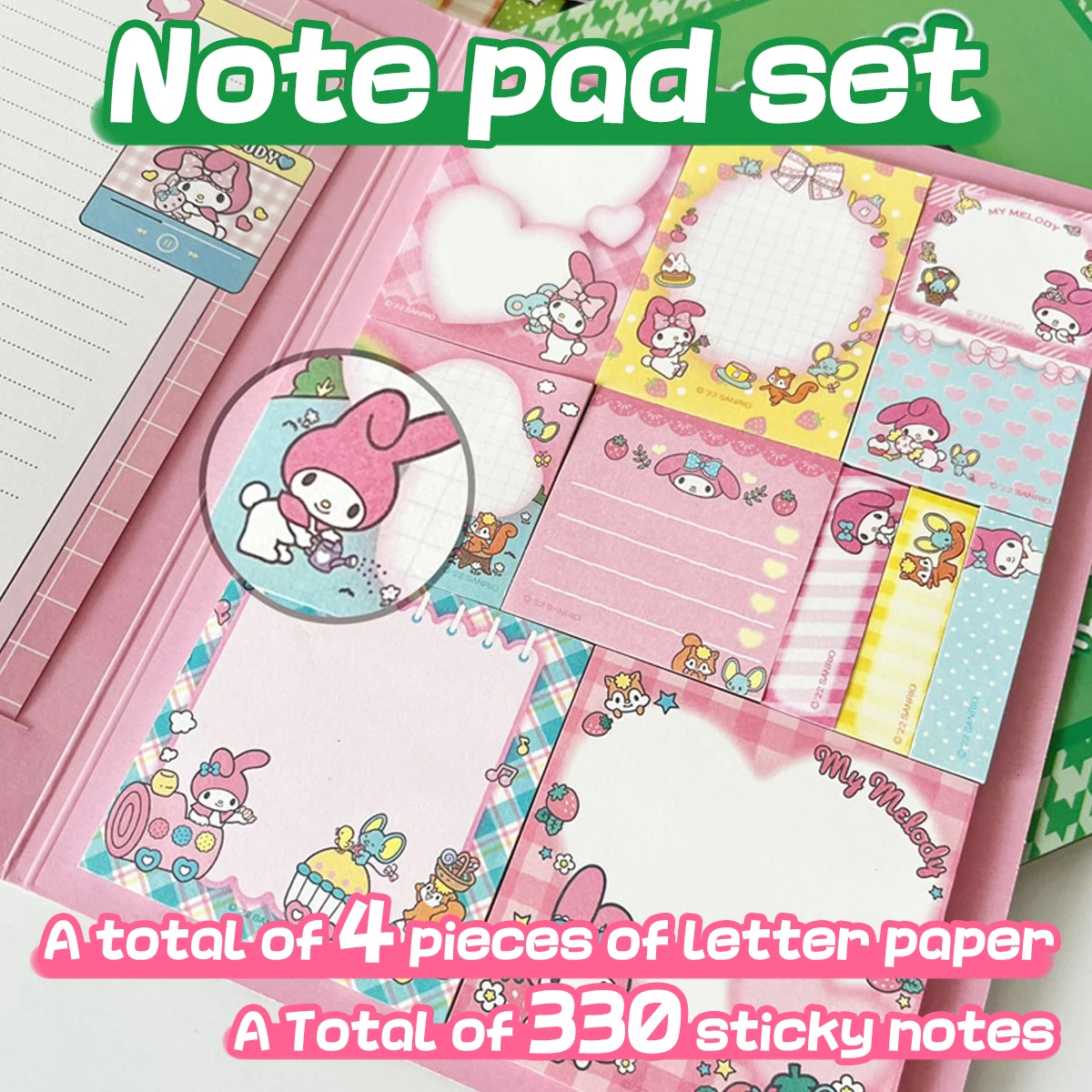 Memo Pad Note Paper High Value Cute Sticky Note Junior High School Student Handbook Stickers Non-sticky Tearable