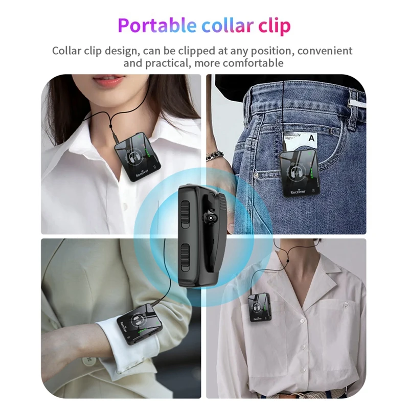 Das neue drahtlose 2,4-GHz-Kopfhörer-Monitor-Übertragungssystem unterstützt wiederauf ladbare Mono/Stereo-Sender und-Empfänger