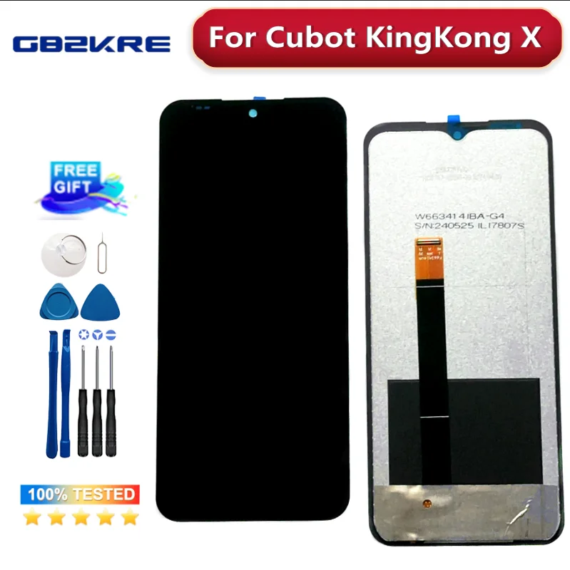 New Original For Cubot KingKong X LCD Display + Touch Screen Assembly Replacement Tested Well For Cubot KingKong X Pro LCD Tools