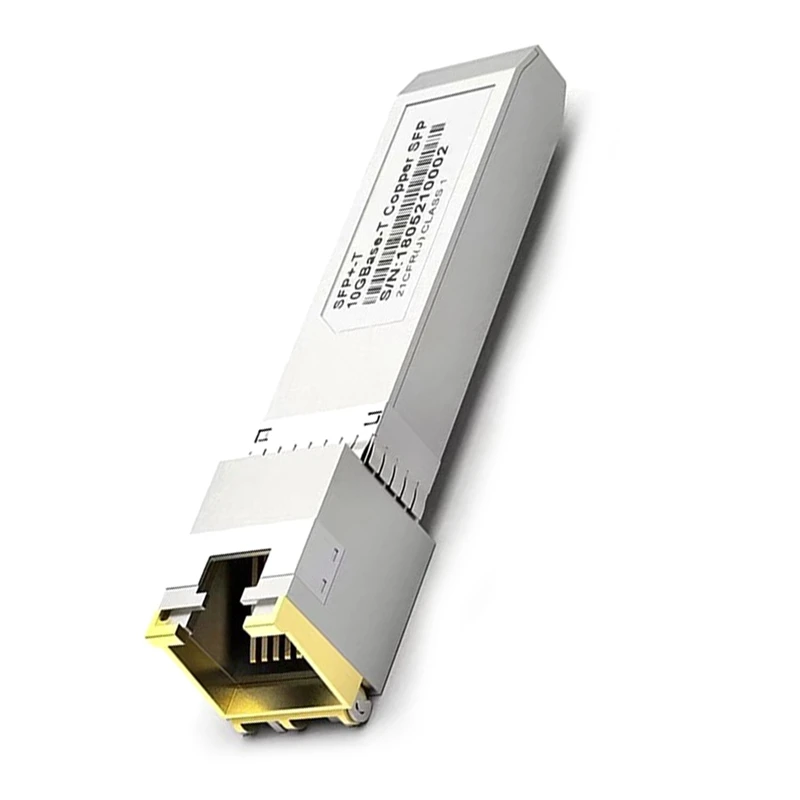 Módulo SFP + interruptor RJ45, Cable de cobre SFP, Puerto eléctrico 10G, módulo óptico, puerto Ethernet