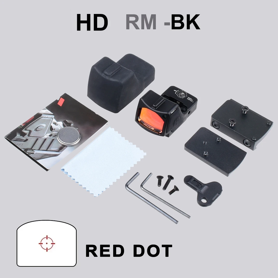 LAMBUL RM Red Dot Sight Metal Version Black 10