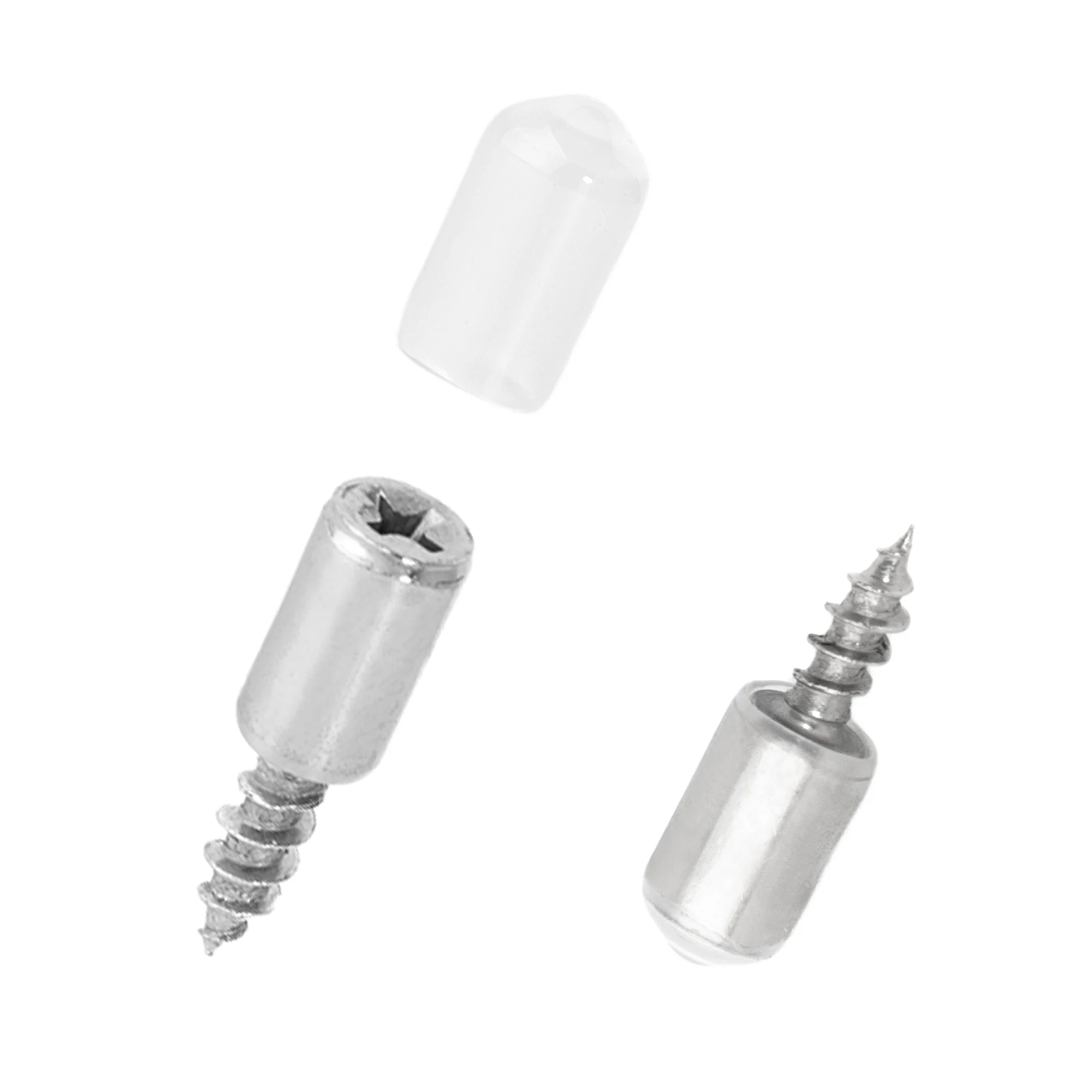 20pcs Metal Iron Self Tapping Screw Shelf Pegs Shelf Support Pin for Furniture Cabinet Closet Floating Wooden & Glass Shelves