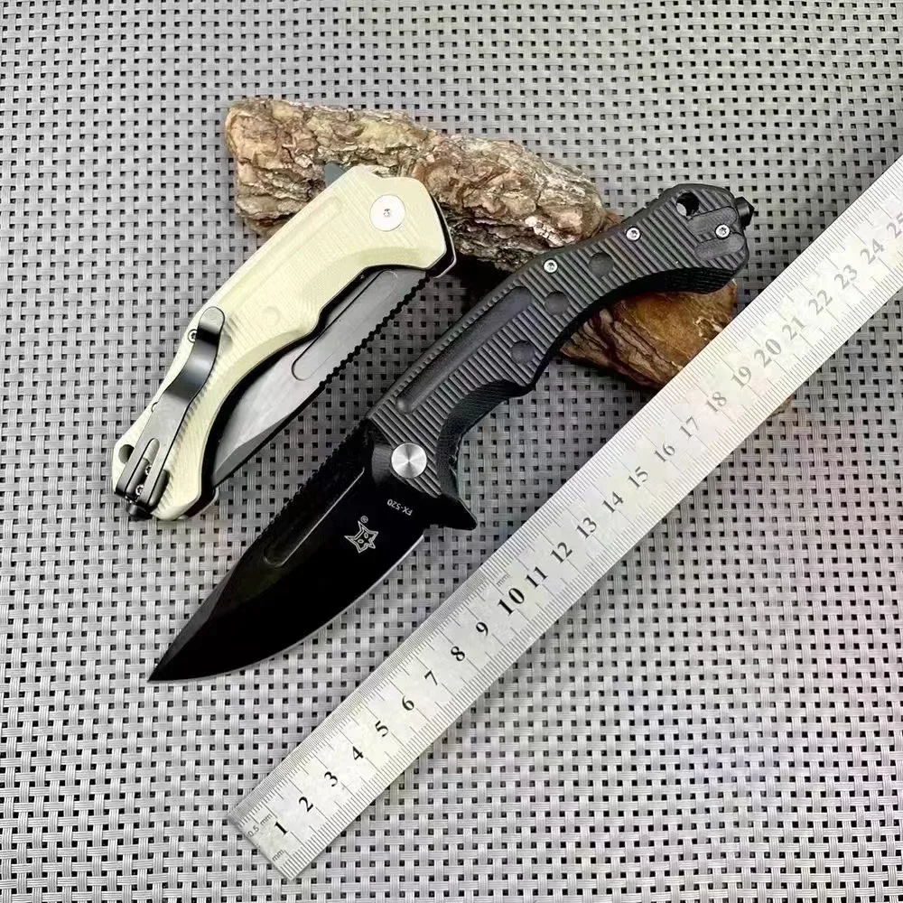 

FX-520- Small folding knife Easy to carry knife mountaineering diving emergency rescue tool Bread slice sharp fruit knife