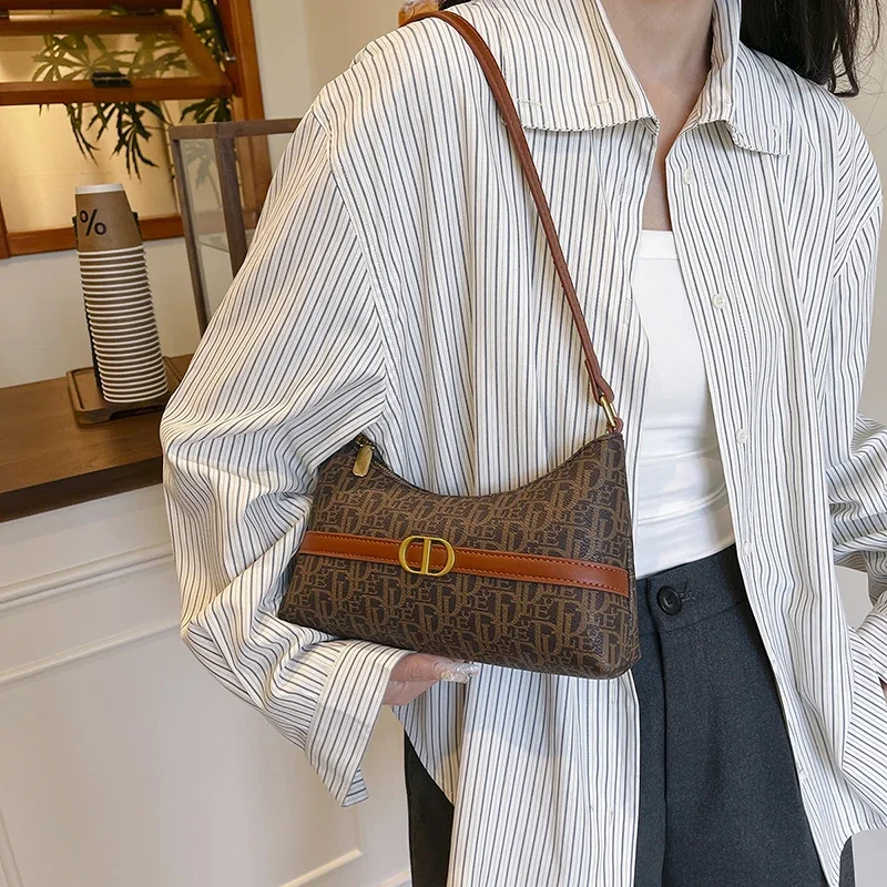 

Elegant Ladies Leather Handbag Fashion Crossbody Tote Bag Luxury Brand Classic Designer Style For Women