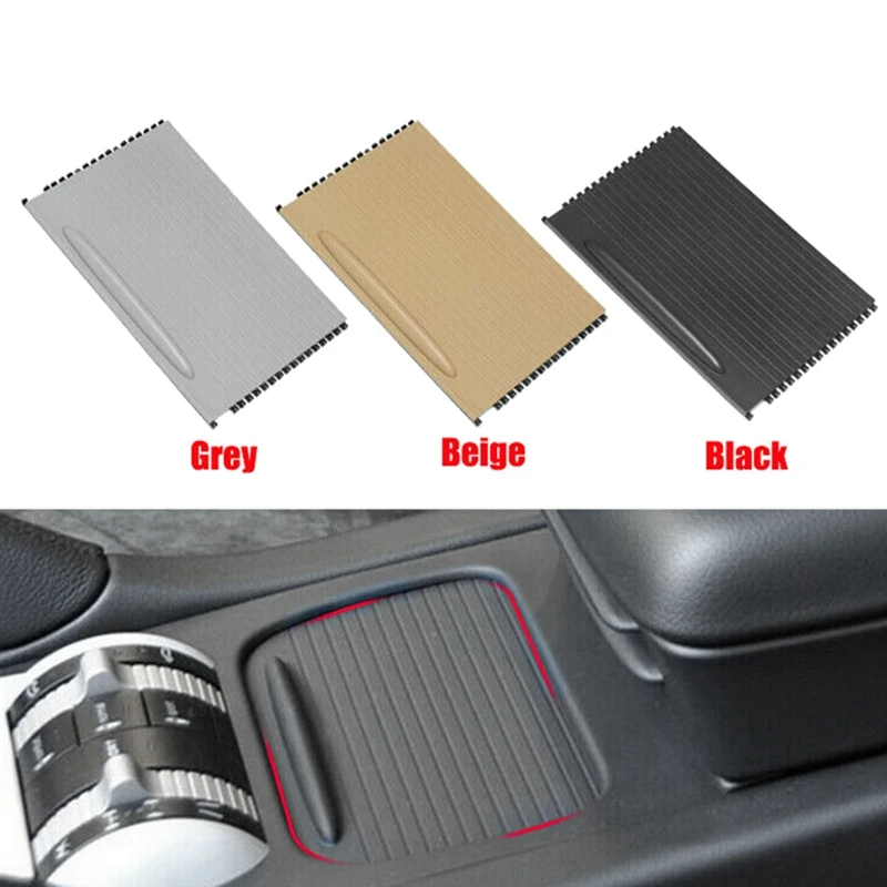 Car Front Console Cup Holder Roller Blind Cover Trim Console Roller Blind For -Porsche Cayenne 2003-2010