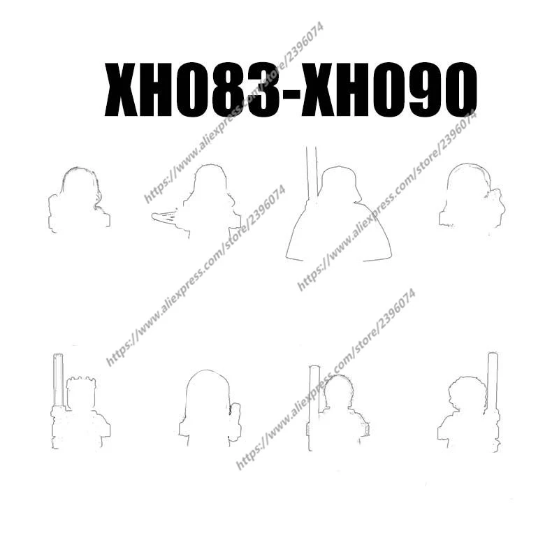 XH083-090 Action Figures Movie accessories Building Blocks Bricks toys XH083 XH084 XH085 XH086 XH087 XH088 XH089 XH090