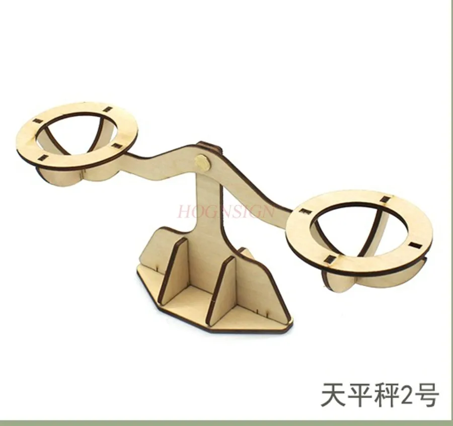 

1set Weight Scale DIY Balance Scale Assemble Science Math Teaching Cognitive Toys