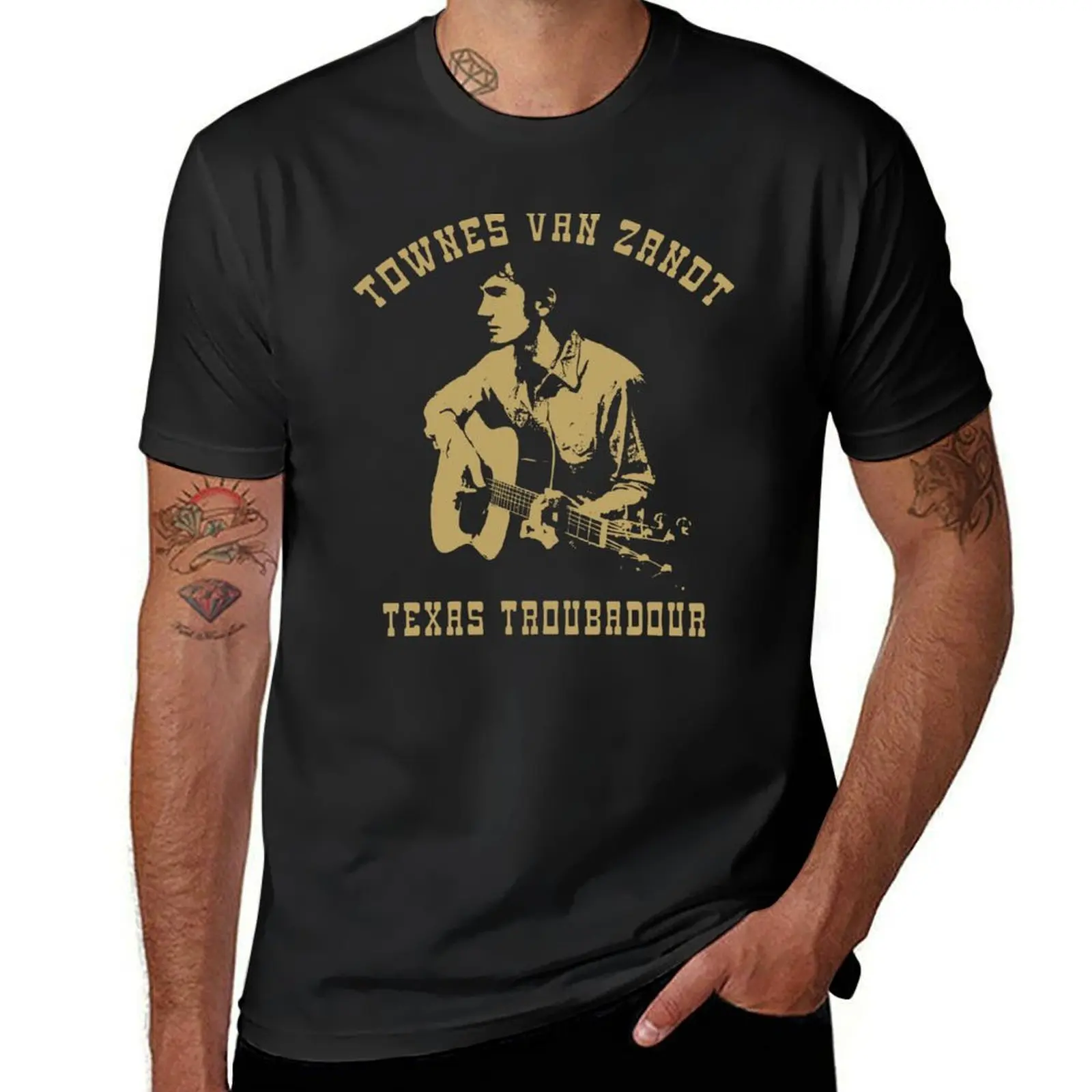 

TOWNES VAN ZANDT T-Shirt anime new edition mens t shirts pack