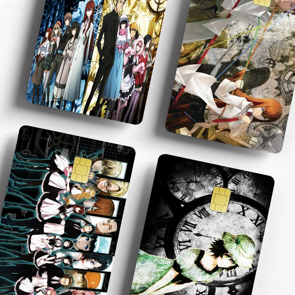 أنيمي ستينز بوابة أنيمي تنفق أو حفظ قذيفة مضحكة على قبالة رقيقة جدا لا تتلاشى ملصق غطاء الجلد فيلم لبطاقة الائتمان الخصم