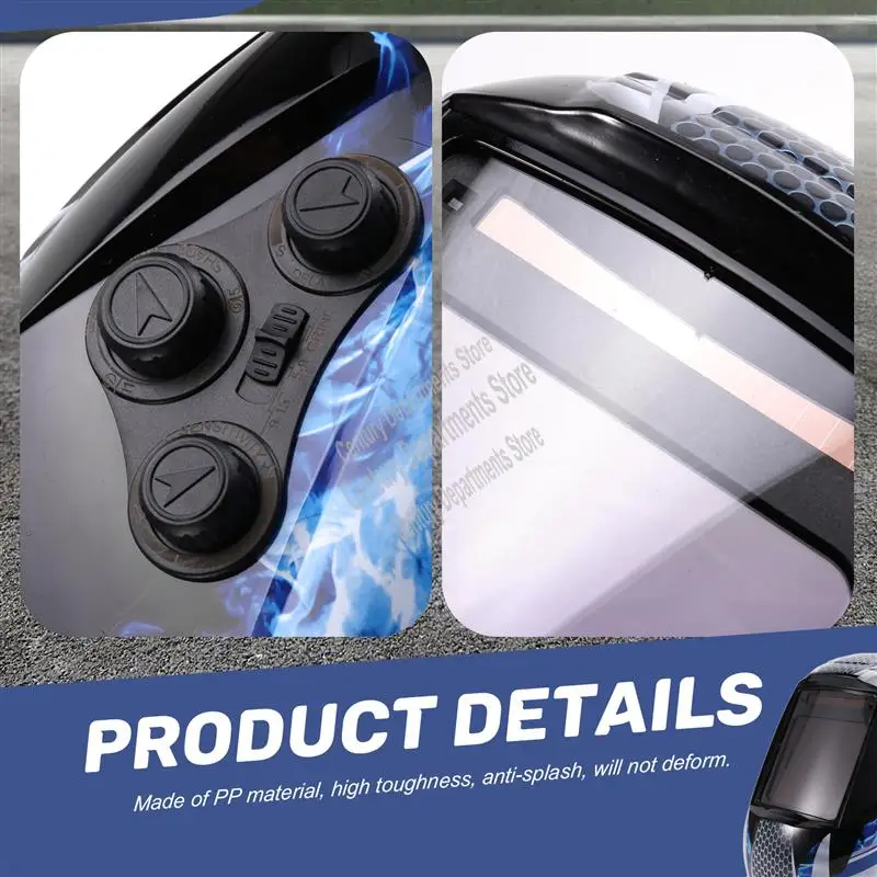 ABRM-casco de soldadura, máscara de soldador de visión grande, lente de Color verdadero para soldadura por arco, máscara de soldadura de corte, oscurecimiento automático de potencia