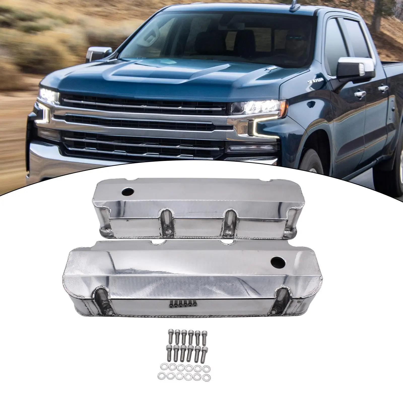 

Fabricated Tall Valve Covers for Ford Bbf 429 460 Engines Replace Parts