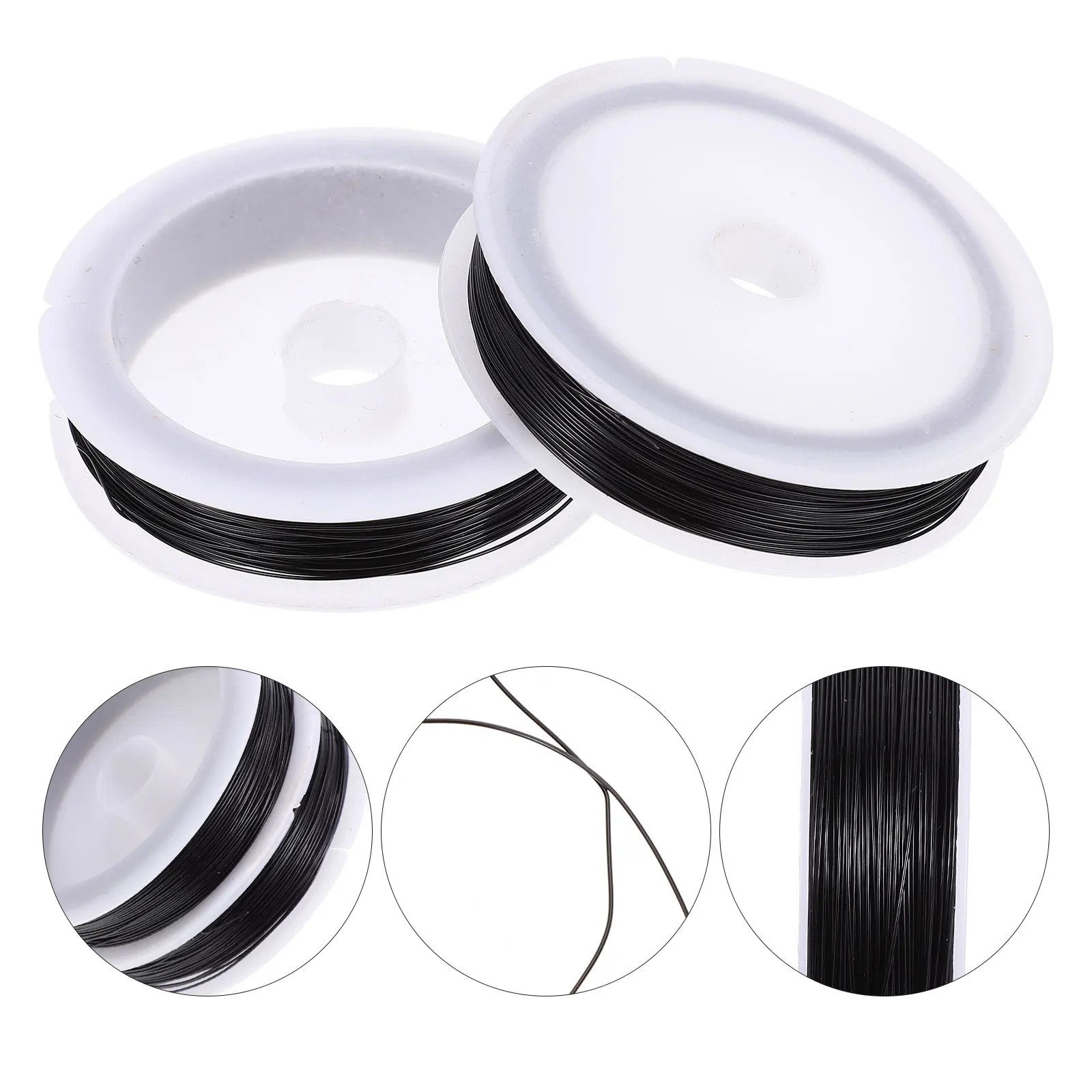 2 لفات من الأسلاك الملونة المصنوعة يدويًا من الحديد المجلفن الفاخر DIY لصنع المجوهرات والحرف اليدوية متعددة الوظائف للديكور الاحتفالي #1