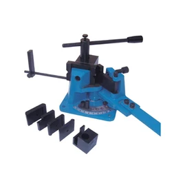 Pipe Bender UB-100 Manual Detachable Lever Hot & Cold Flat Round Angle Steel Tube 120-Degree Universal Bending Machine