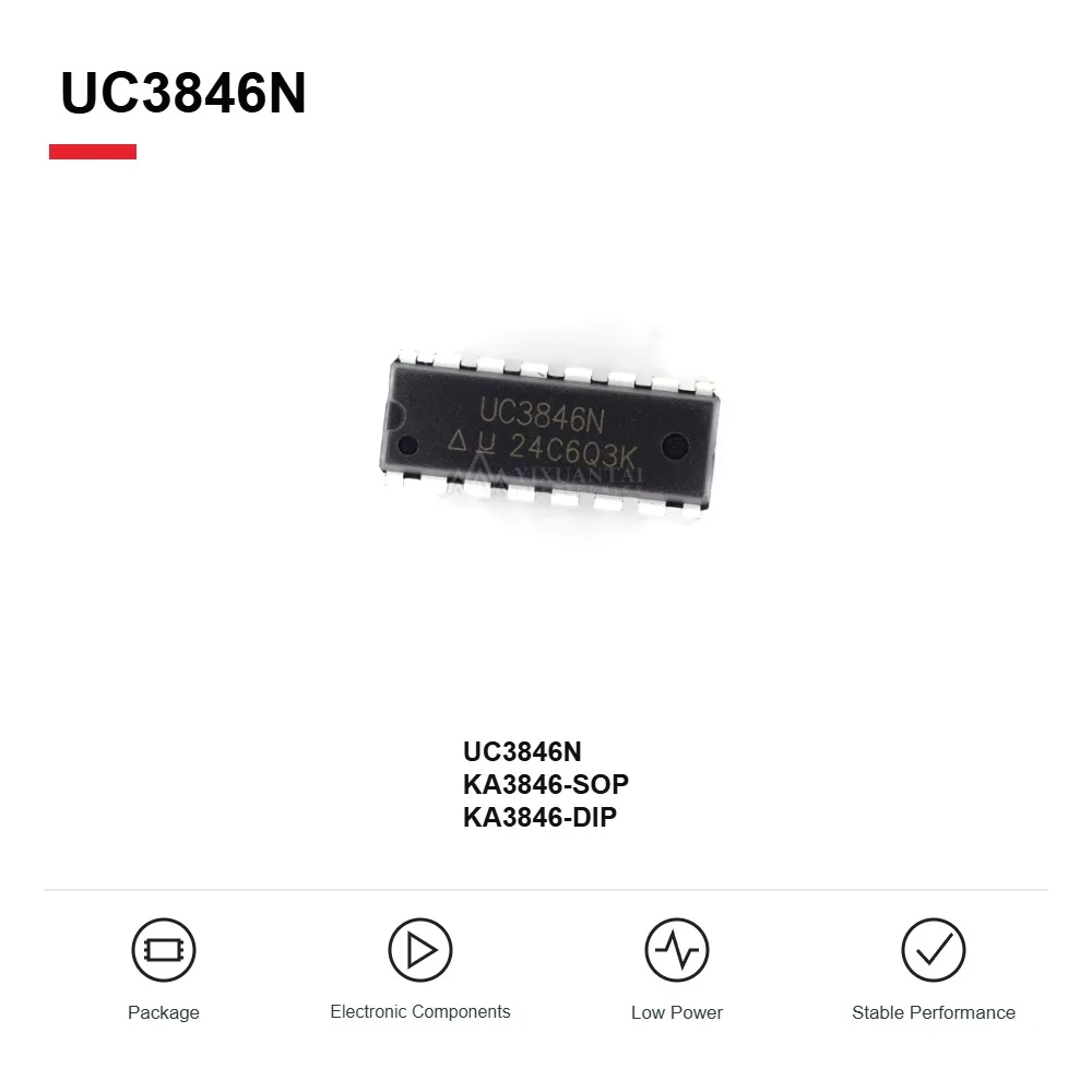 10PCS    UC3846N KA3846 UC3846 DIP-16 UC3846DW UC3846G KA3846 PWM SOP16 IN STOCK