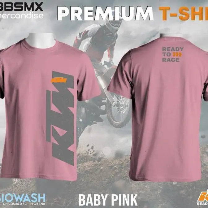 Camiseta de Algodón 100% para Hombre 2026, Diseño KTM Ready To Race, Estilo Casual de Verano para Uso Diario, Camiseta con Gráfico de Motocross