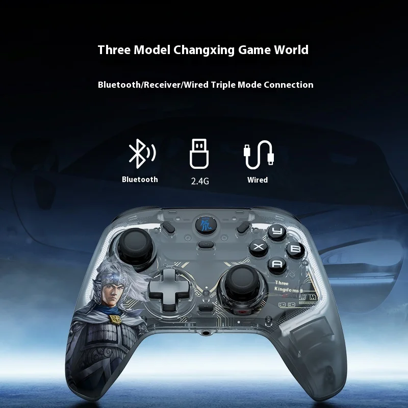 RedMagic Phantom Blade Pro Sangokushi Limited Nirkabel 1000HZ Pengendali Game Uap Xbox NS PC Basis Aluminium Hall Pemicu PC