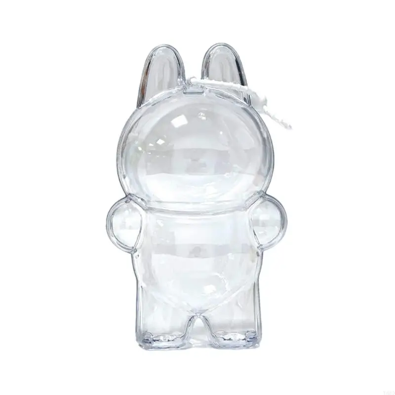 

Y88D Dust Prolease Case Craise Clear защитный держатель с подвесным ремнем для 17 -сантиметровой плюшевой куклы