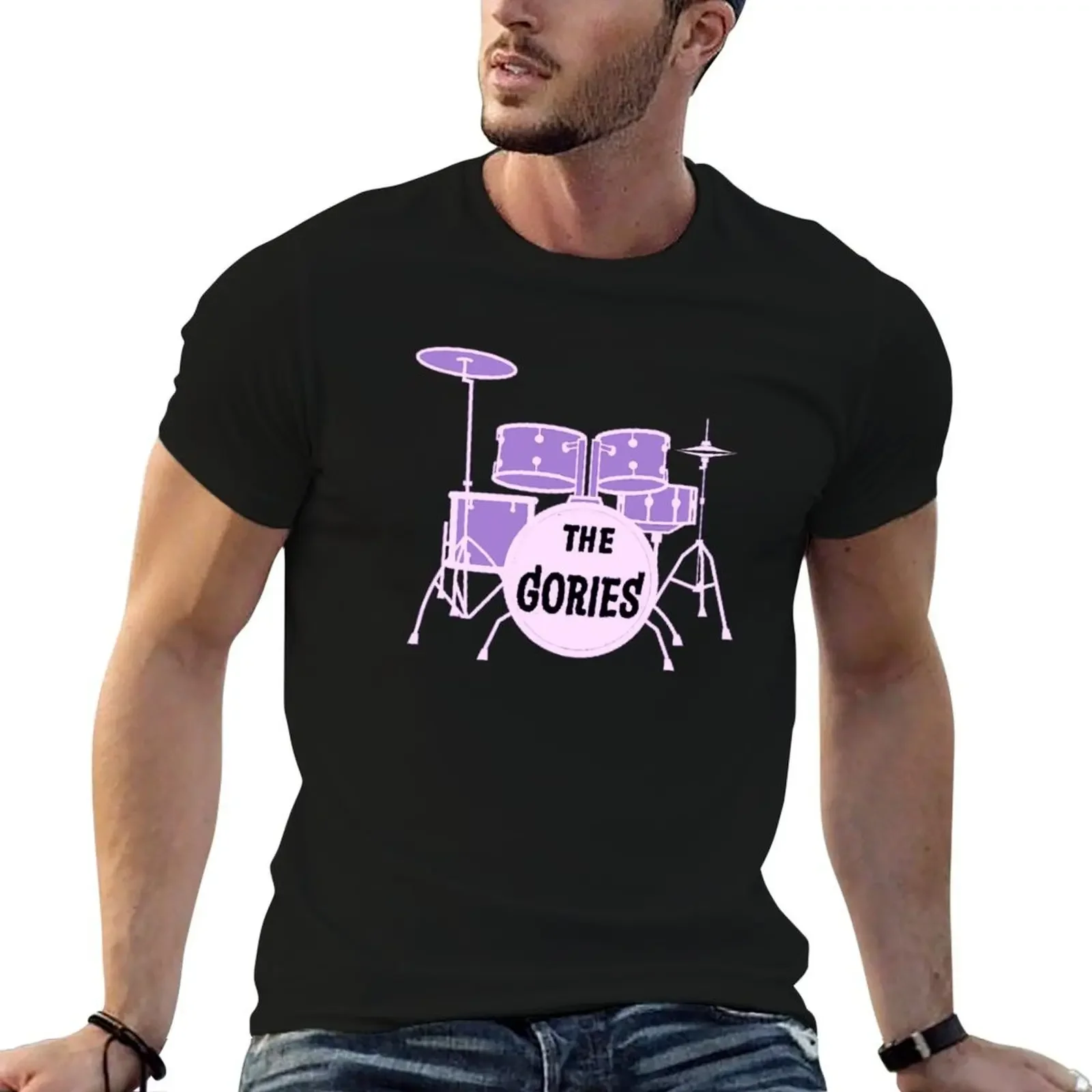 

the GORIES T-Shirt heavyweights summer top plus sizes man clothes anime shirts men