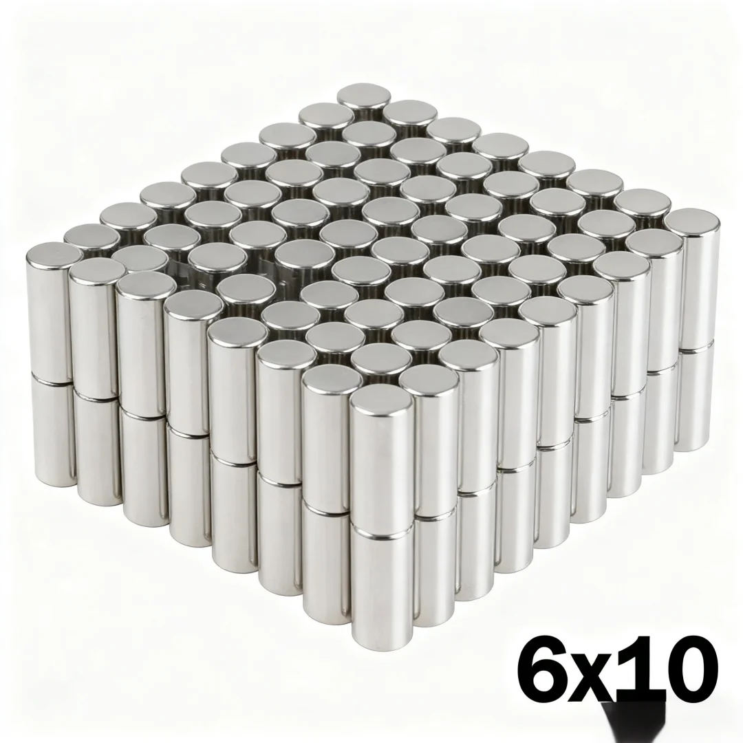6x10mm Super Strong Magnet N35 Round Magnetic NdFeB Neodymium Magnet Powerful Disc imanes Refrigerator Magnets